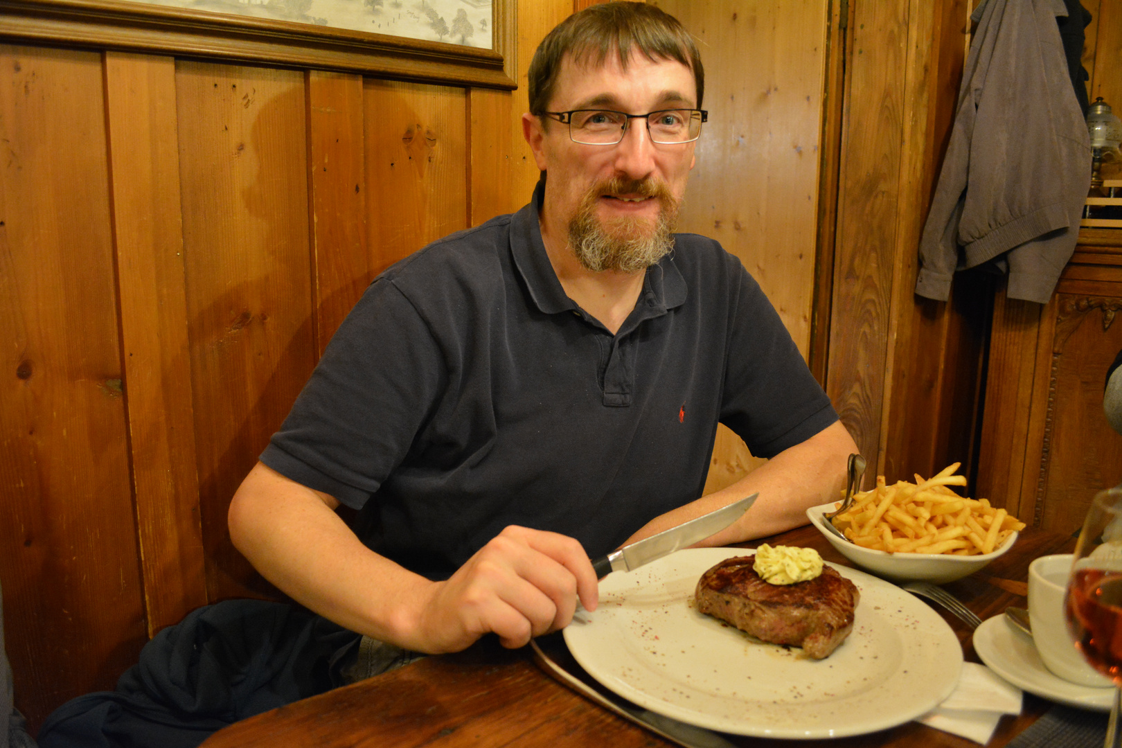 Mahlzeit Tom, Geburtstagsessen im Jägerstüble/Oberharmersbach