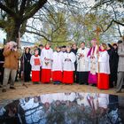 Mahnmal erinnert an die Christuskirche in Rostock