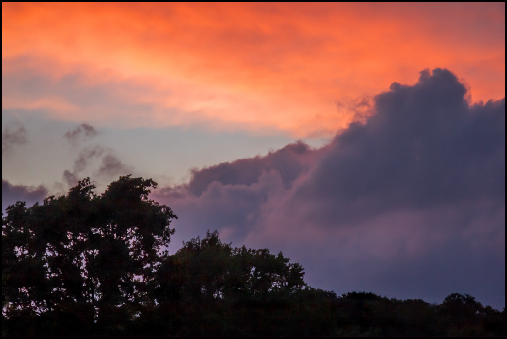 Mai-Gewitter-Sturm - abziehend... (Impression) 