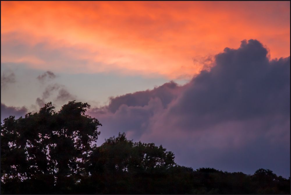 Mai-Gewitter-Sturm - abziehend... (Impression) 