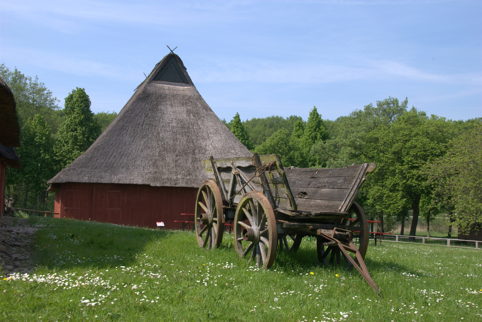 Mai im Freilichtmuseum in Molfsee.