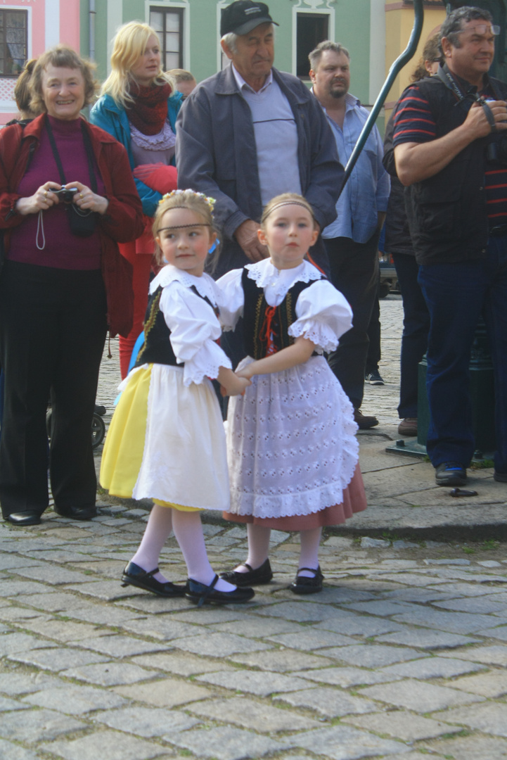 Maibaumsetzen in Telc Bild 3