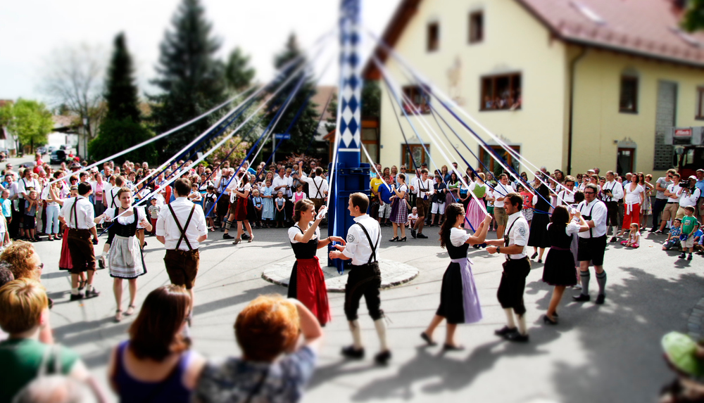 maibaumtanz Foto &amp; Bild kunstfotografie &amp; kultur, bräuche, maibaum