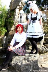 Maids bei der Hanami in Berlin