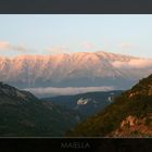 Maiella, Blick von Pacentro (Abruzzen)