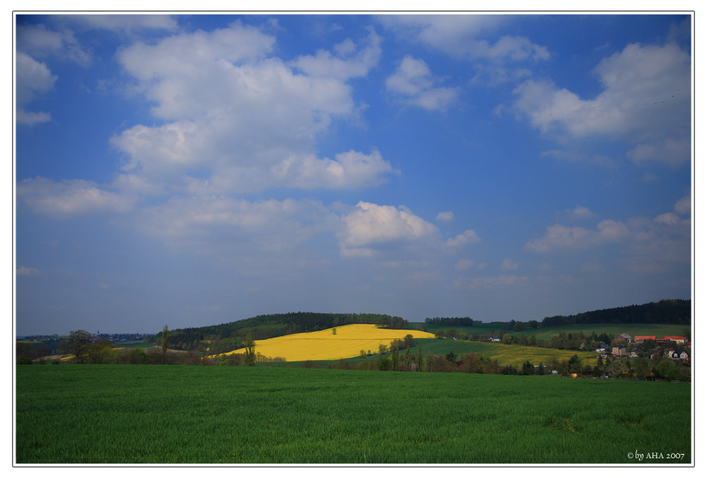 Maifarben im April 2