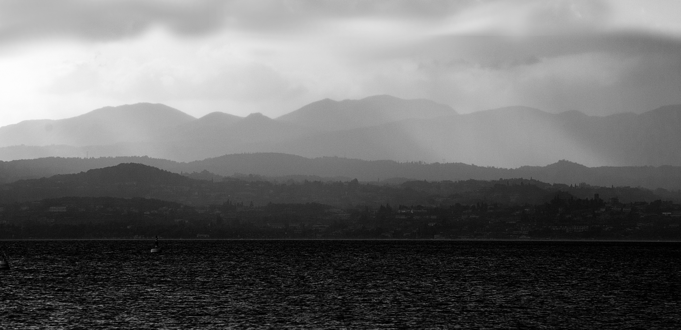 Maigewitter am Gardasee