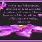 Maike hat Geburtstag