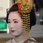 Maiko oder Geisha in Kyoto