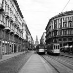 Mailand am Morgen (Staßenbahnfahrer)