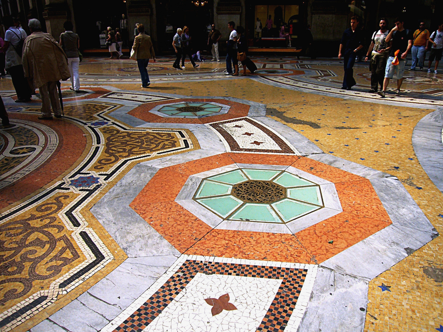 Mailand - Galleria Vittorio Emanuele - Bodenbelag