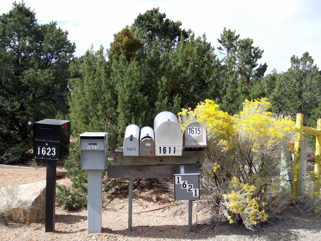 Mailboxes bei Santa Fee, New Mexico