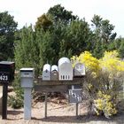 Mailboxes bei Santa Fee, New Mexico