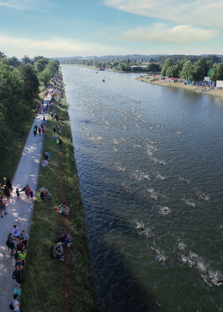 Main Donau Kanal an diesem Morgen