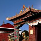 Main Gate Tengboche's Monastery.