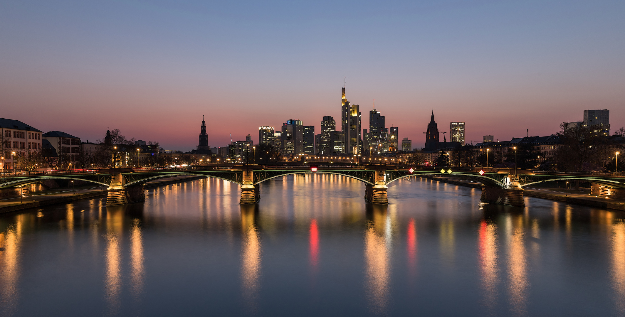 Main Klassiker- Skyline Frankfurt