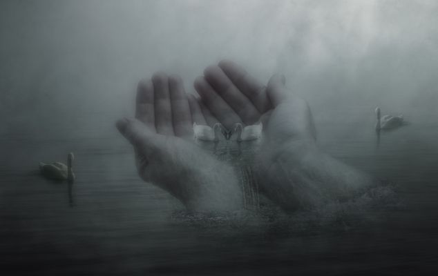 main protectrice / schützende Hand