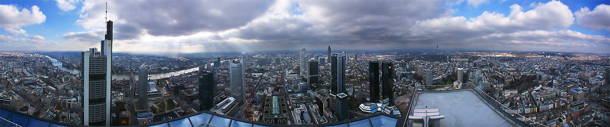 Main Tower-Blick, Frankfurt