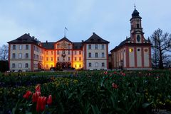 Mainau Schloß in der Abenddämmerung