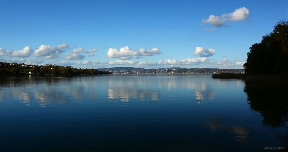 Mainaubucht mit Blick auf............