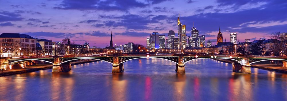 Mainhattan die Skyline von Frankfurt