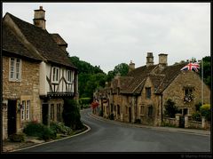 Mainstreet in Castle Combe, Wiltshire - England