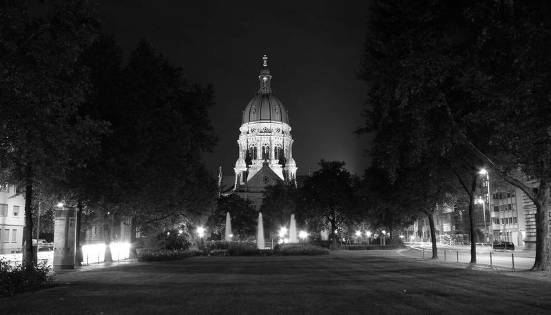 Mainz at night