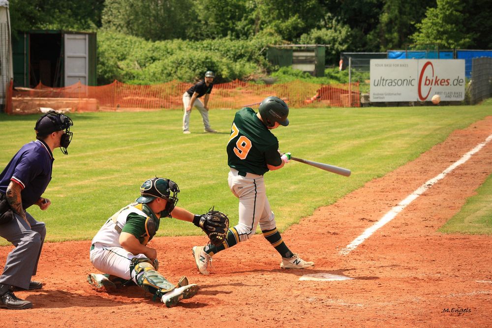 Mainz Athletics am Schlag Foto & Bild sport, ballsport, baseball