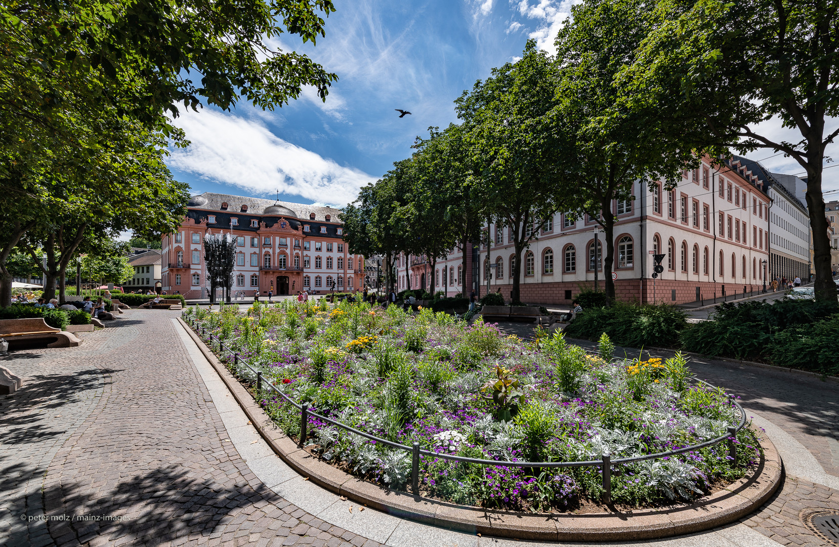 Mainz - Auf dem Schillerplatz Anfang Juli (2)