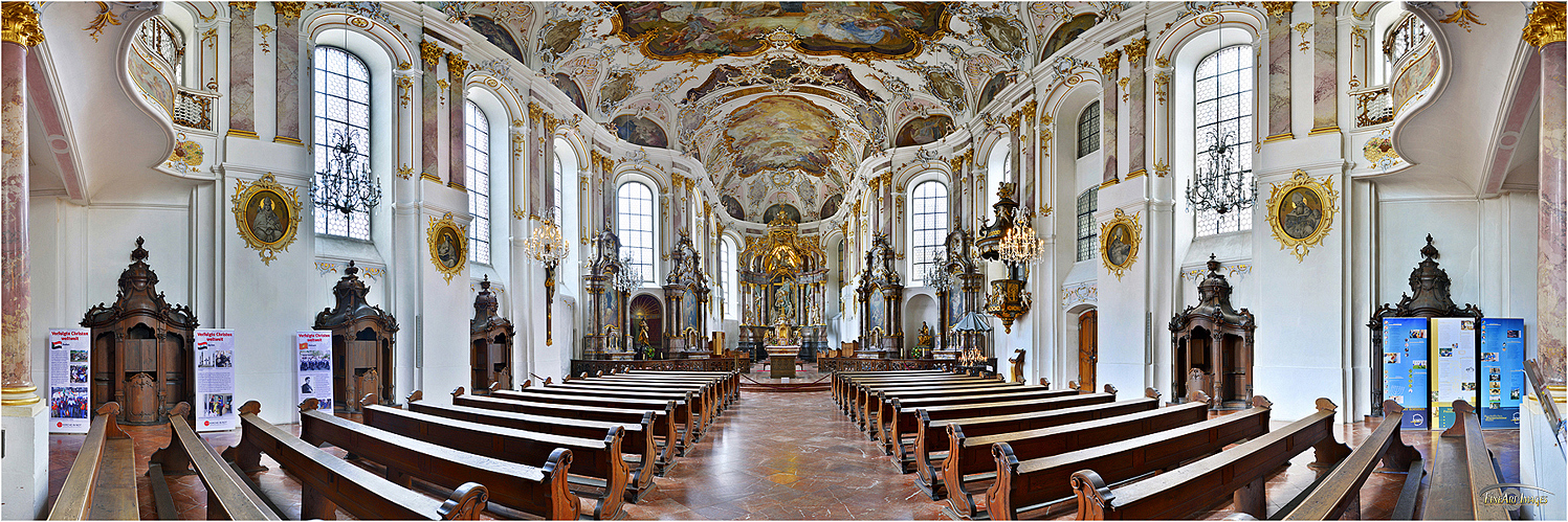 Mainz Augustinerkirche in 180 Grad