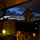 Mainz Blick an den Abendhimmel