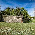 Mainz - Blick entlang Bastion Alarm der Zitadelle