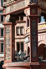 Mainz - Der Renaissance-Marktbrunnen auf dem Marktplatz