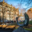 Mainz - Fischtorplatz in der Novembersonne