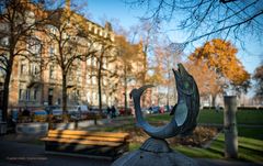 Mainz - Fischtorplatz in der Novembersonne