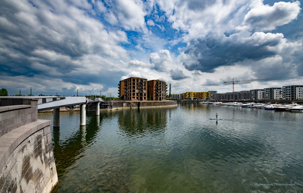 Mainz - Himmel über dem Zollhafen | Mai 2021