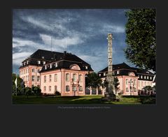 Mainz - Kalender - Jupitersäule und Landtag