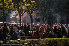 Mainz - Markt im Oktober