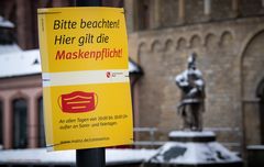 Mainz - Maskenpflicht Mutanten (1)