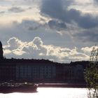 Mainz mit Sonne und Wolken