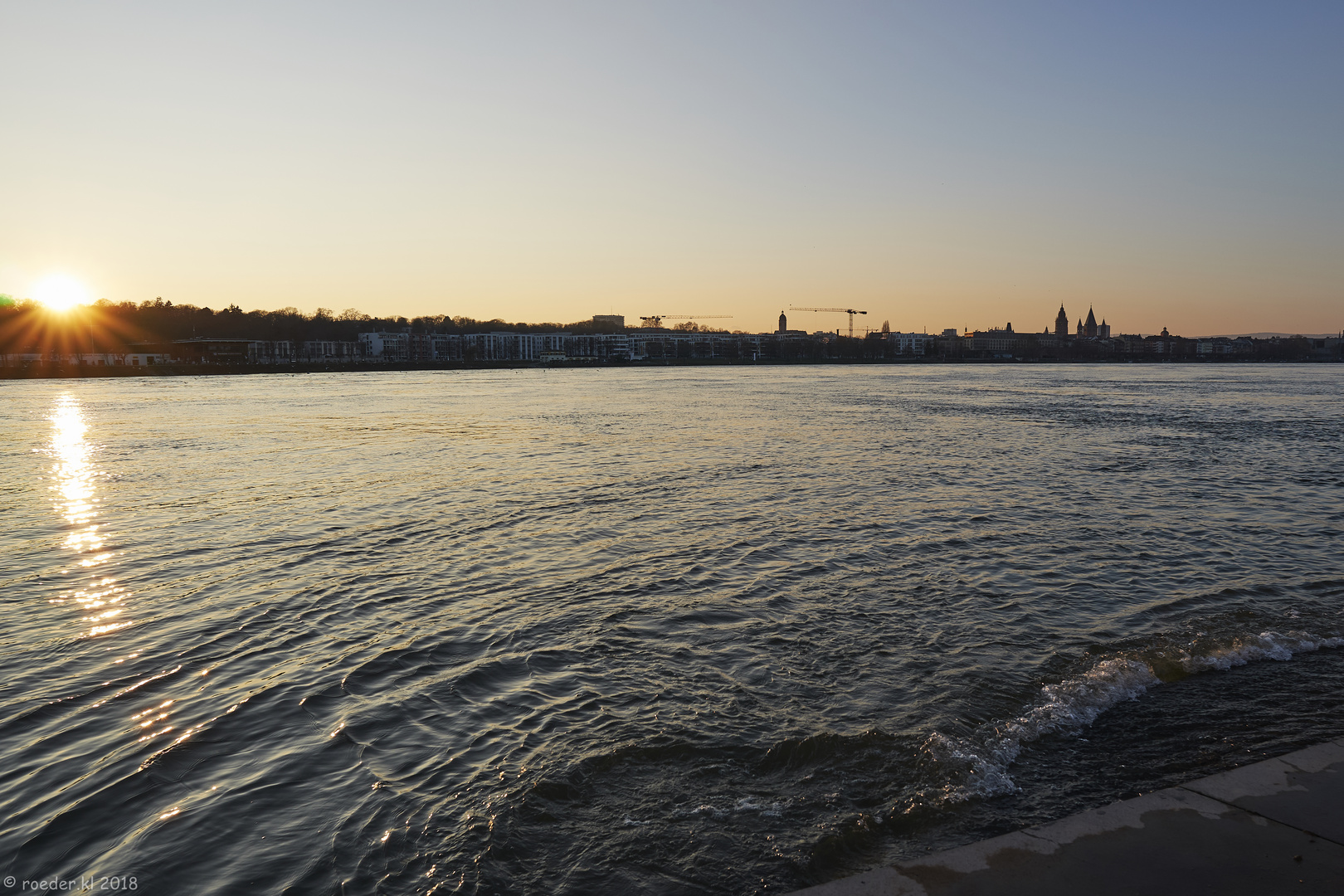 Mainz Sonnenuntergang