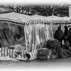 Mainz - Wochenmarkt bei frostigen Temperaturen im Dezember