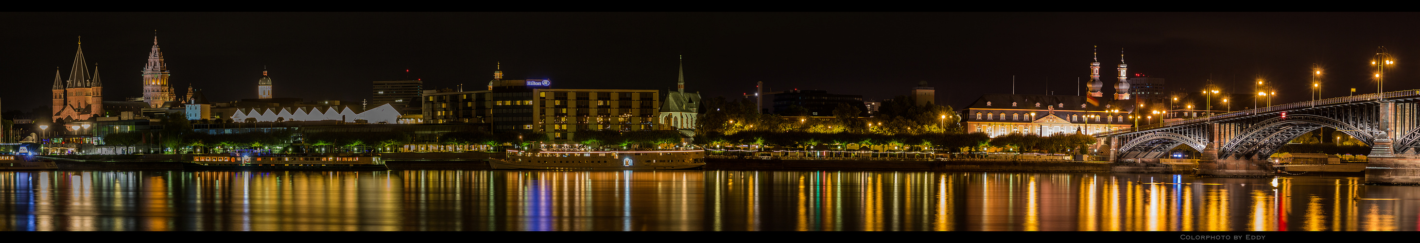 Mainz zur "Blauen Stunde"