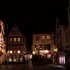 Mainzer Altstadt im Dezember bei Nacht