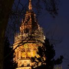 Mainzer Dom bei Nacht