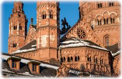 Mainzer Dom im Winter 2014