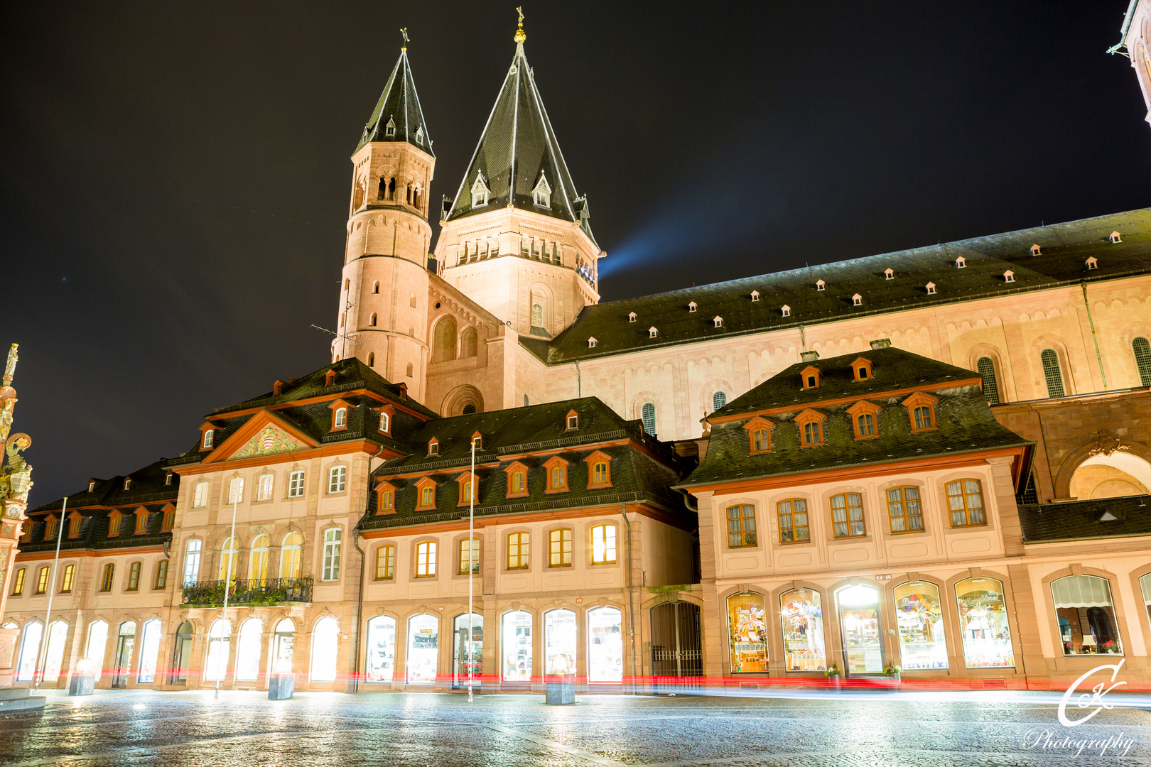 *Mainzer Dom in der Nacht*