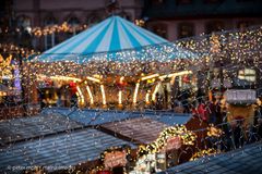 Mainzer Weihnachtsmarkt 2014 auf dem Marktplatz