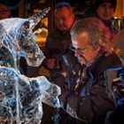 Mainzer Weihnachtsmarkt - Eisskulptur