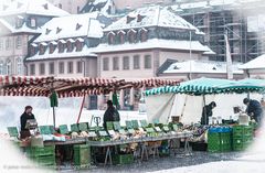 Mainzer Wochenmarkt im Januar
